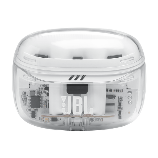 JBL Tune Beam 2 Ghost Edition - Ghost White - True Wireless Noise Cancelling Earbuds - Left